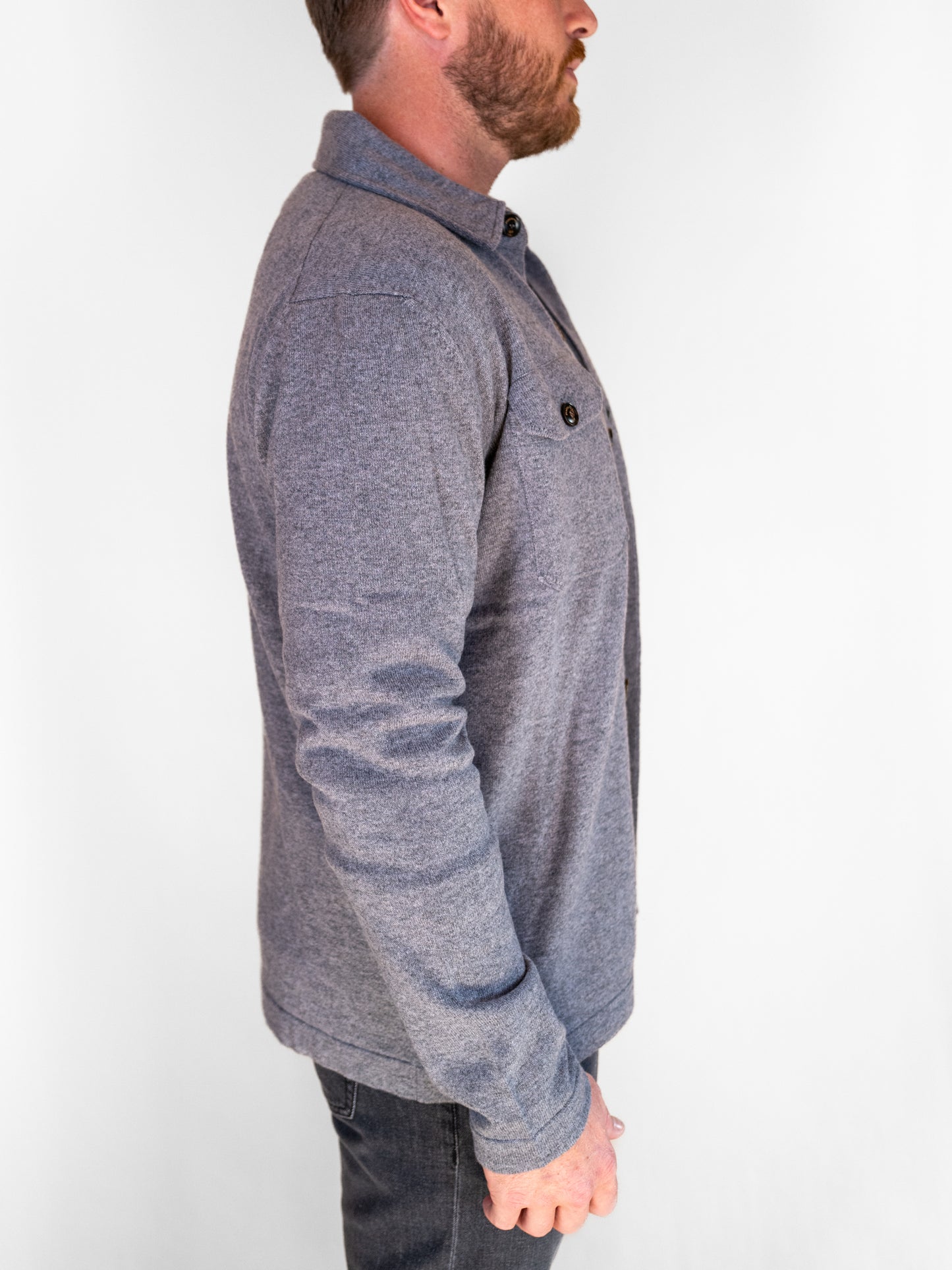 Cashmere Sweater Overshirt