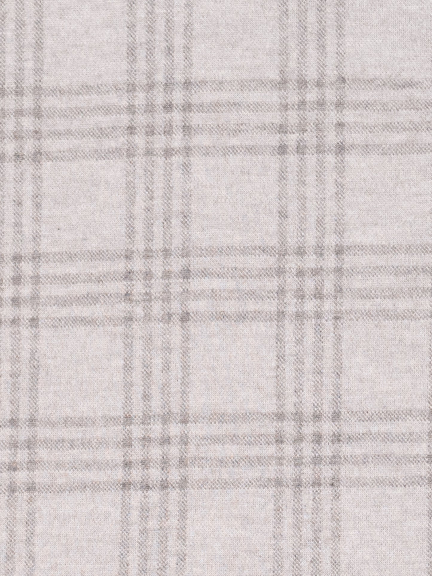 Grey Plaid Cashmere Jacket