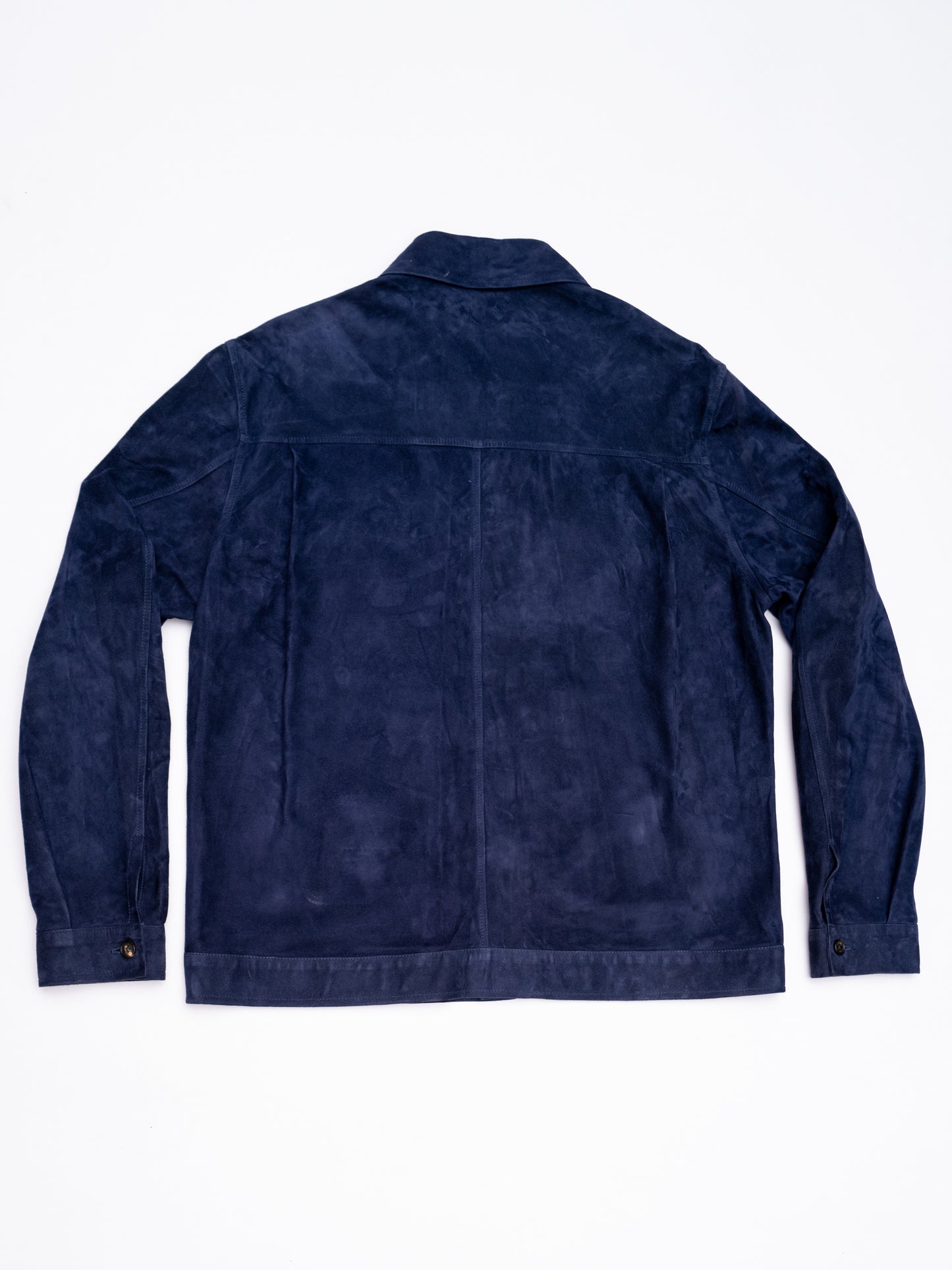Strozzi Navy Suede Jacket