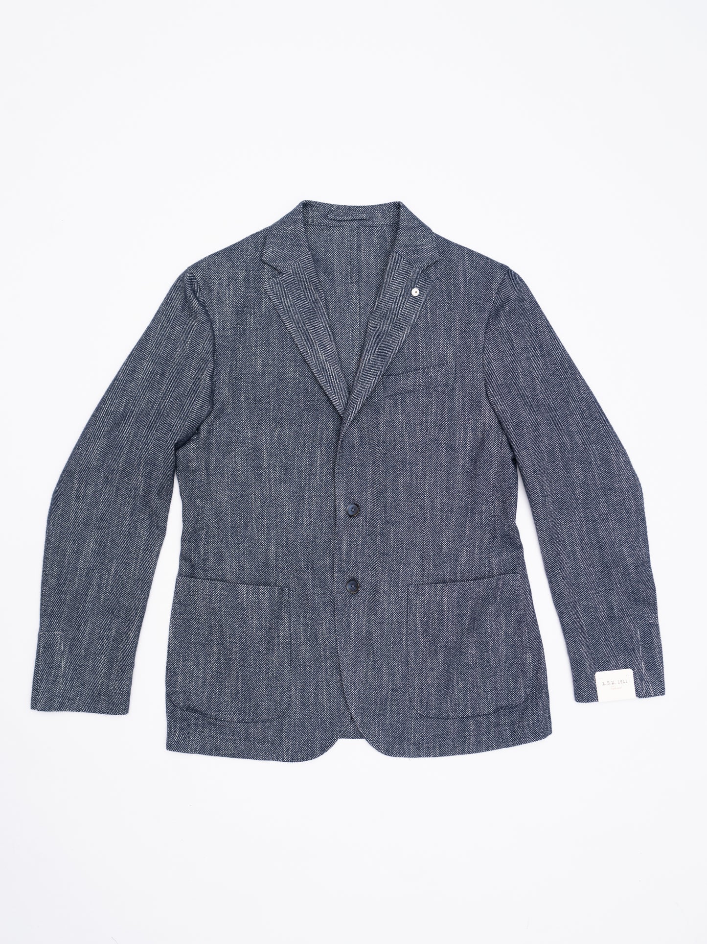 Herringbone Sport Coat - Navy