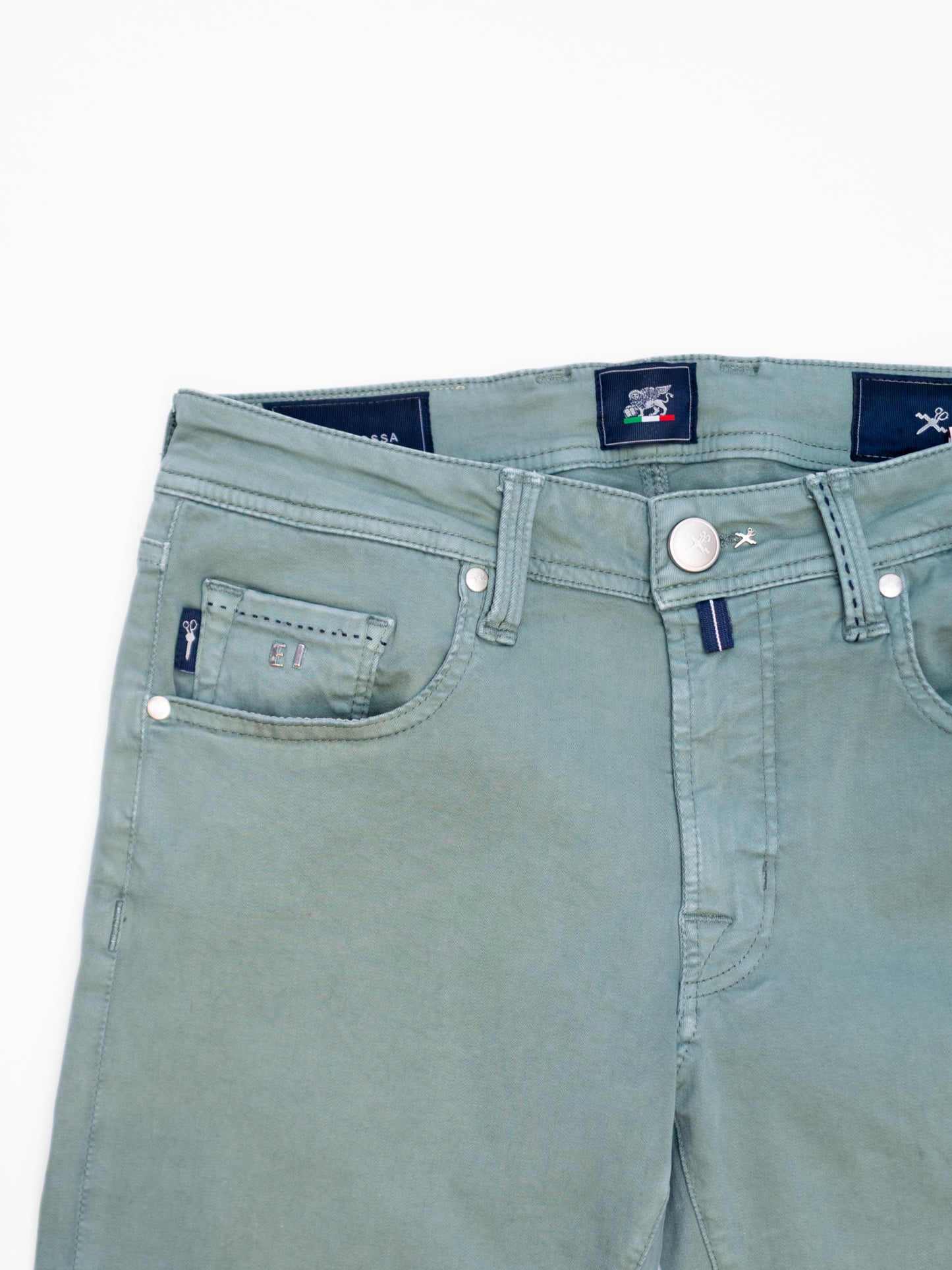 5-Pocket Gabardine Pant - Sage