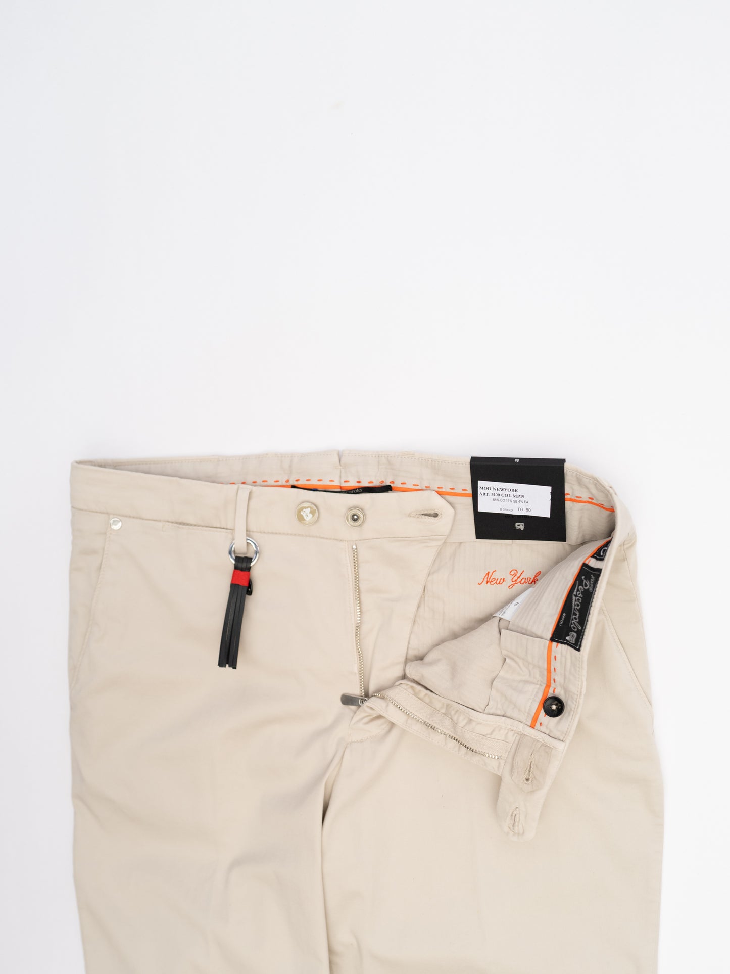 New York Cotton/Silk Chino - Natural