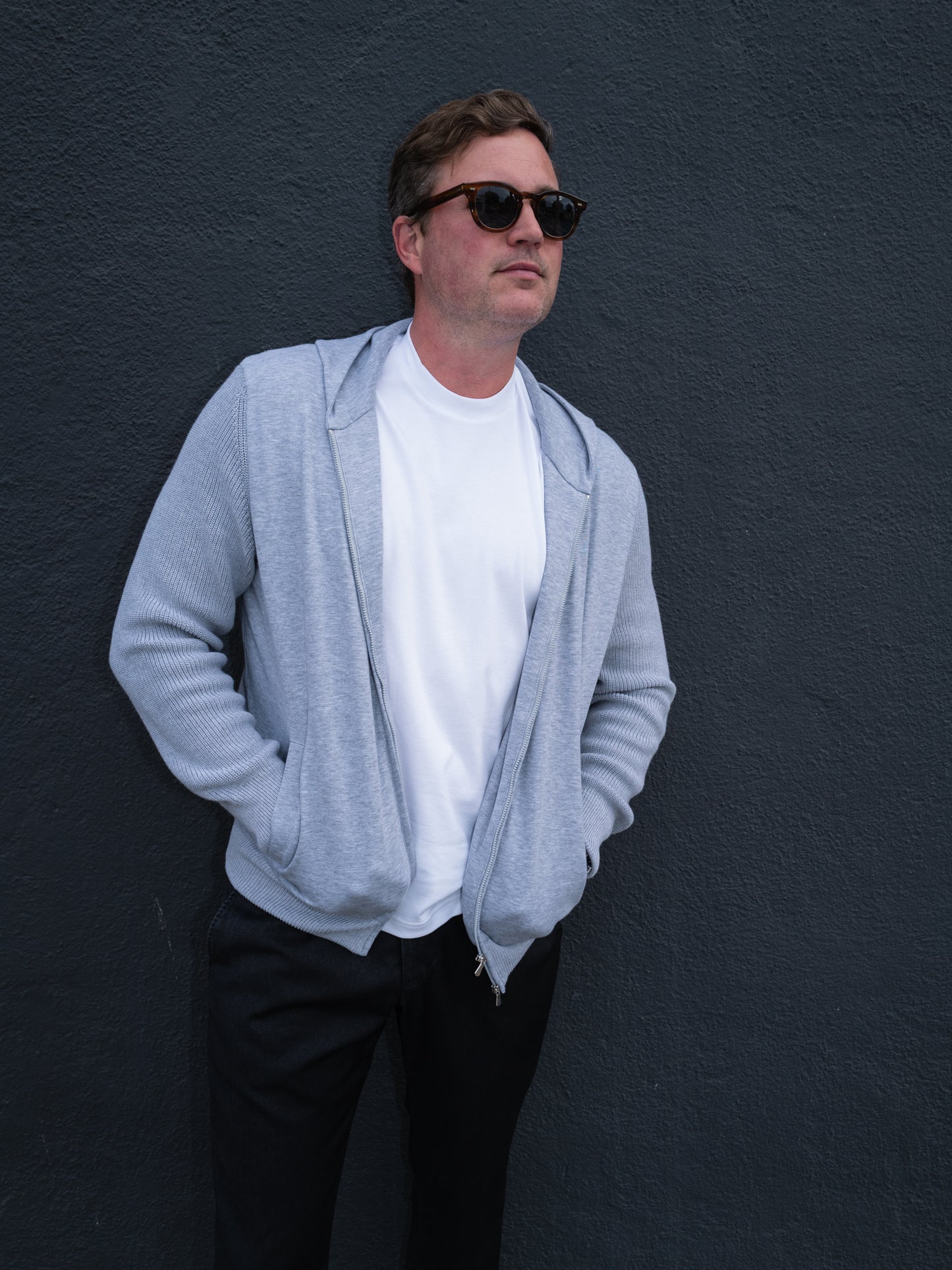 Giubbino Jersey & Knit Sweatshirt - Lt Grey