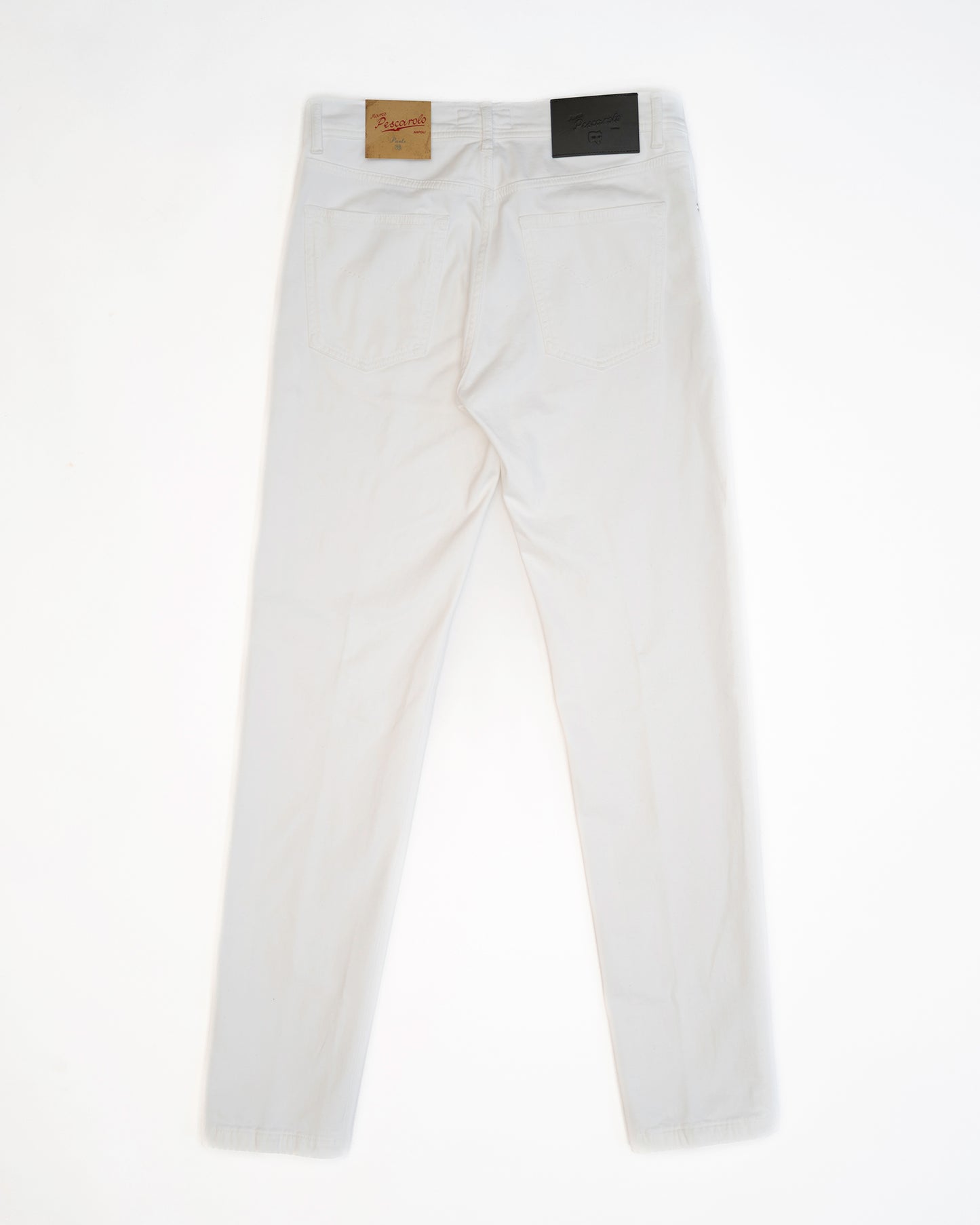 NeranoM - 5 Pocket Cotton/Cashmere Pants - White