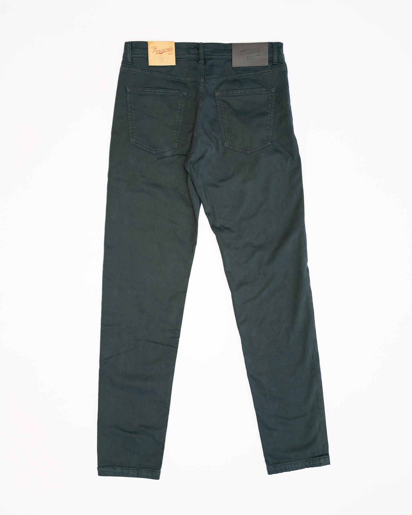 NeranoM 5-Pocket Cotton/Cashmere Pants - Green