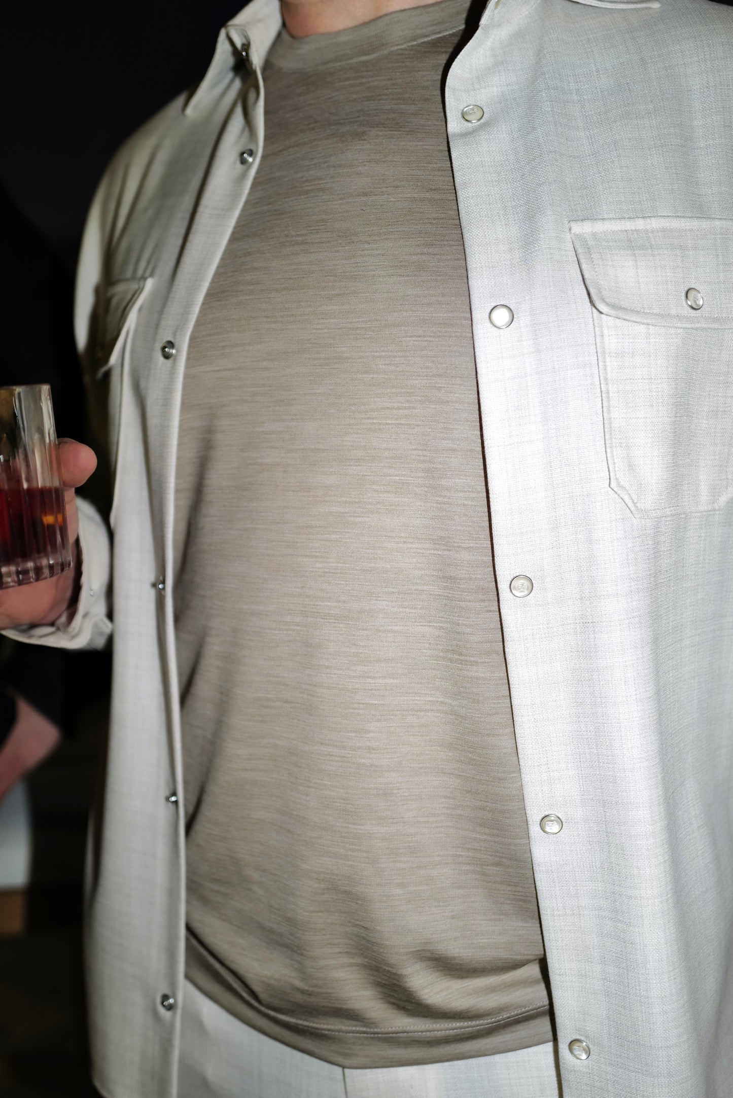 James Wool T-Shirt - Khaki