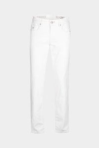 5-Pocket Gabardine Pant - White