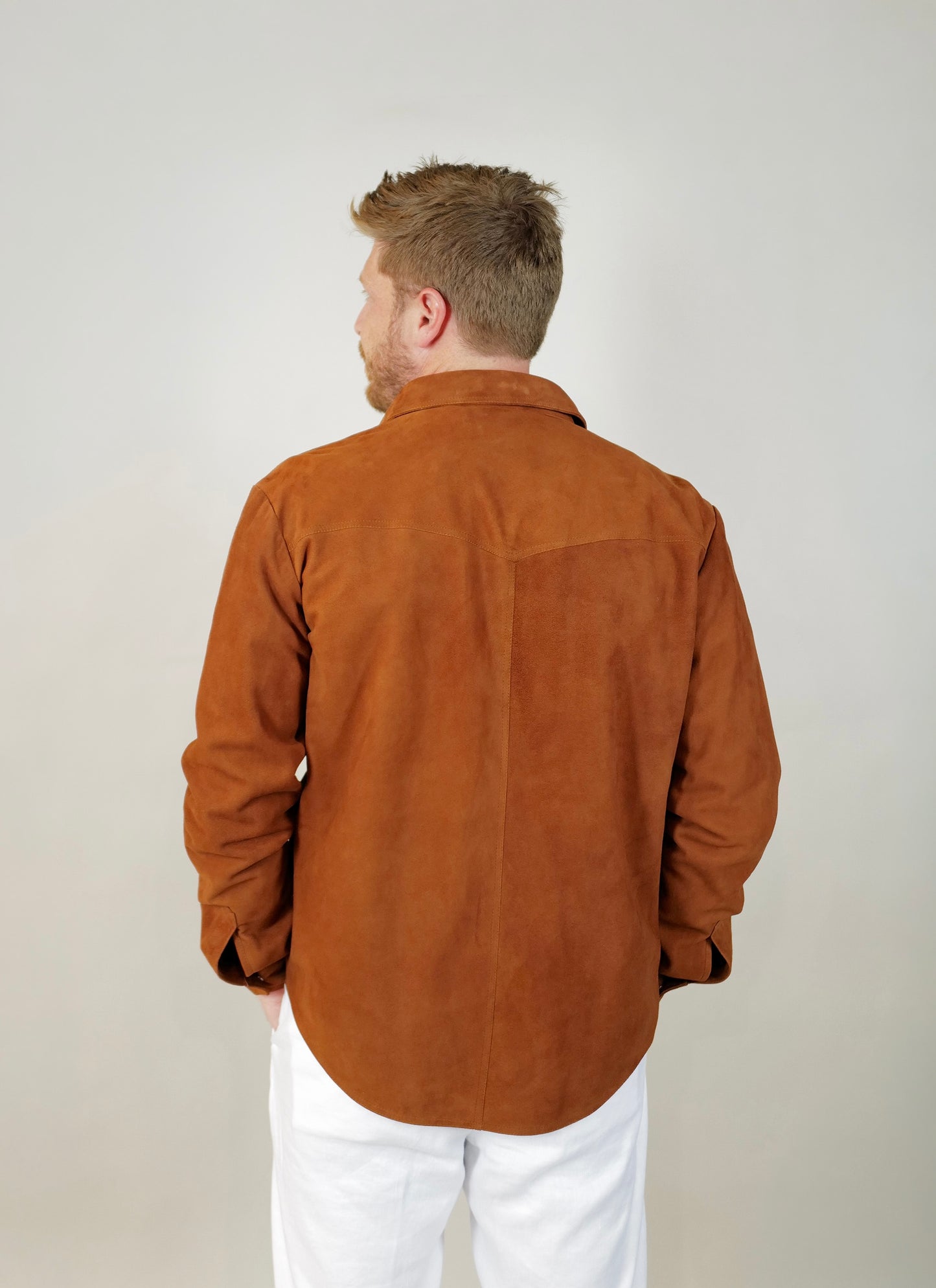 Maurizio Baldassari Suede Overshirt