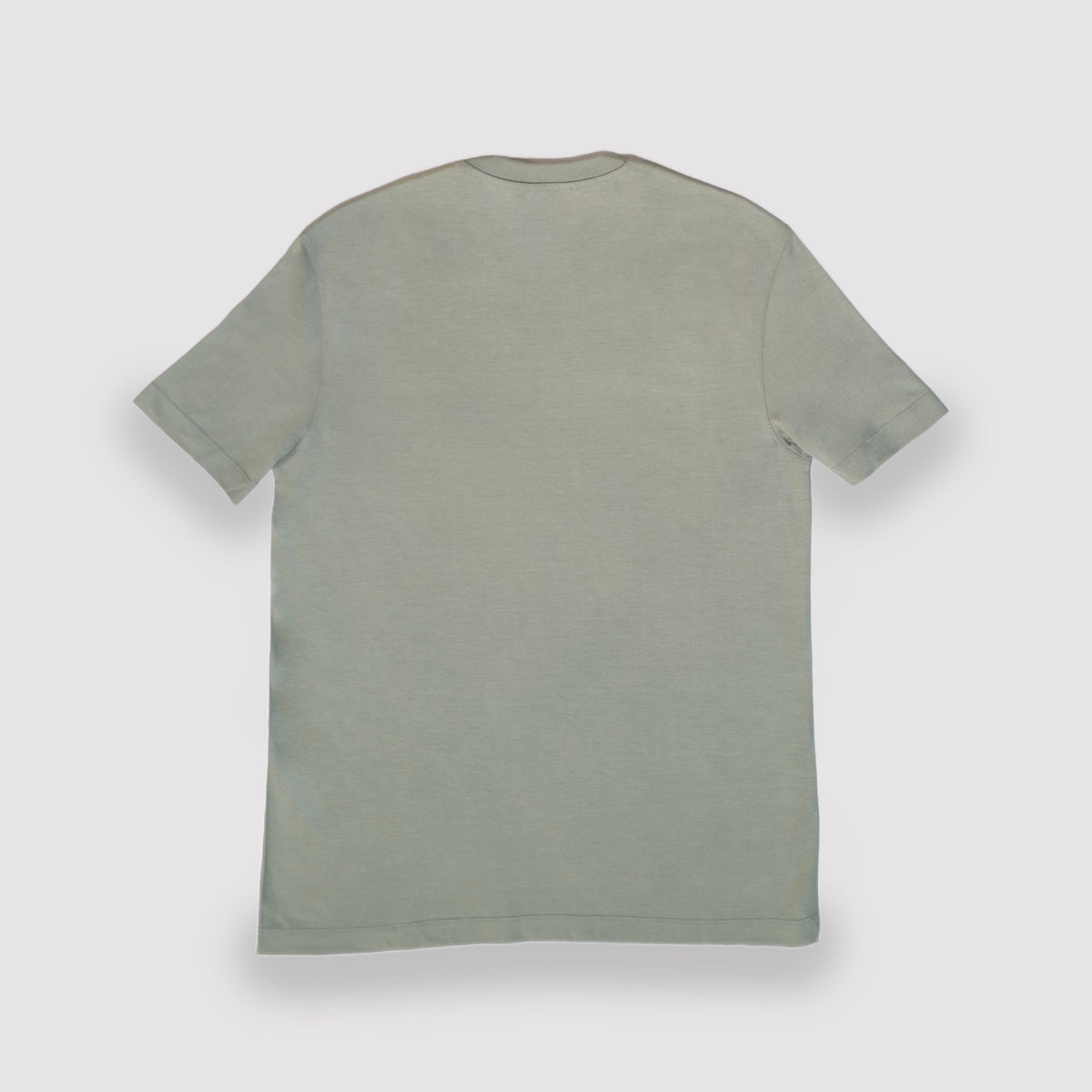 Kired Crepe Cotton Crew T-Shirt - Olive