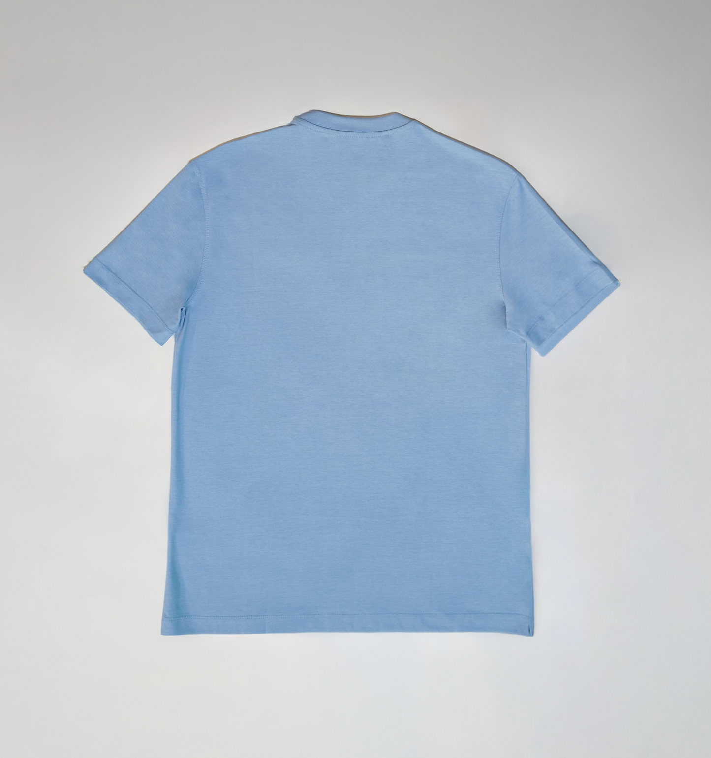 Kired Crepe Cotton Crew T-Shirt - Air Blue