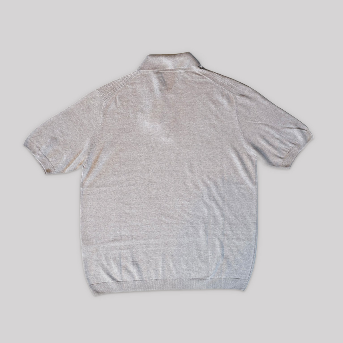 Maurizio Baldassari Front Stitch Polo - Beige