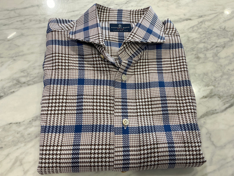 Emanuel Berg LS Plaid Button Up