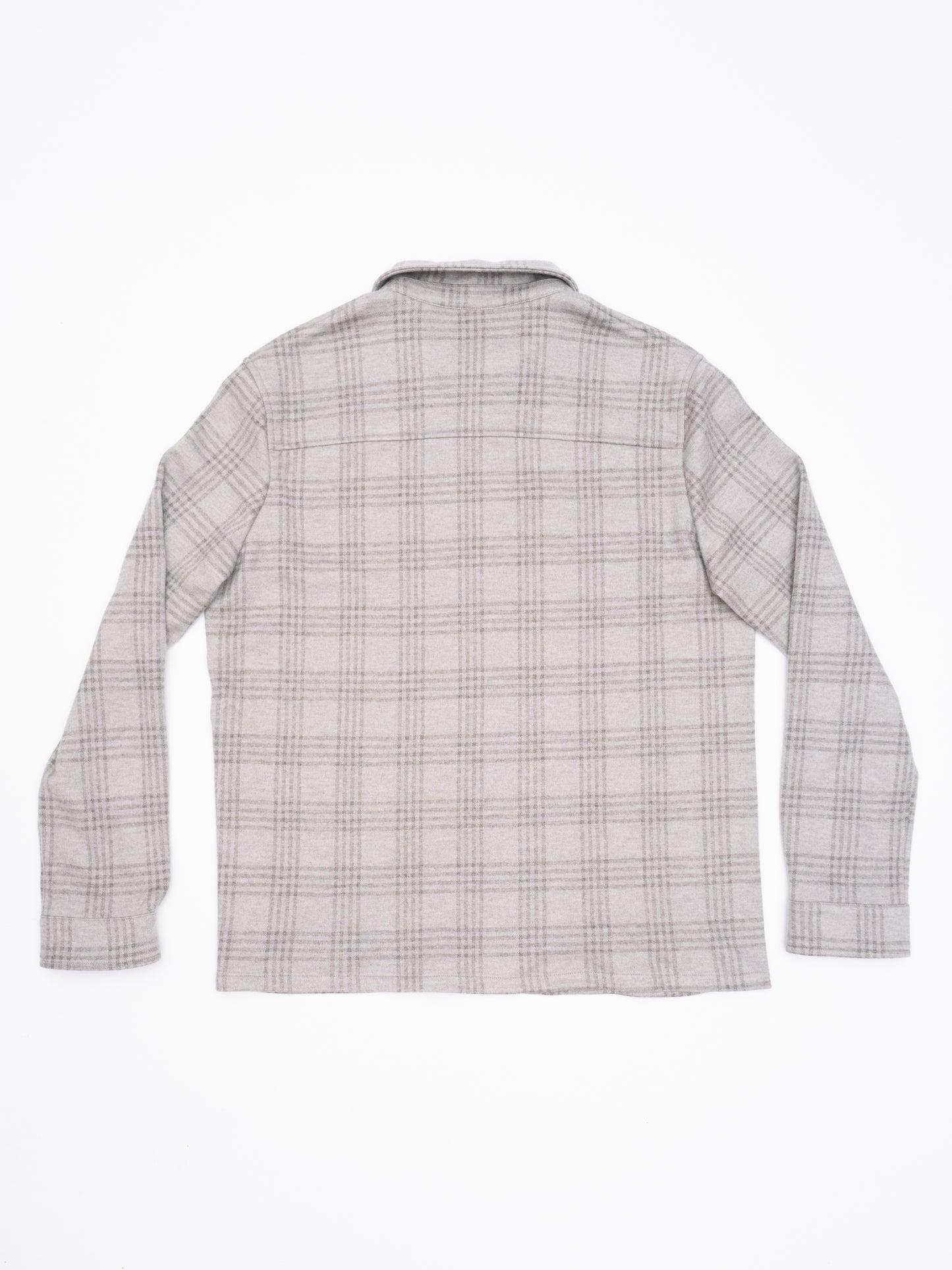 Grey Plaid Cashmere Jacket
