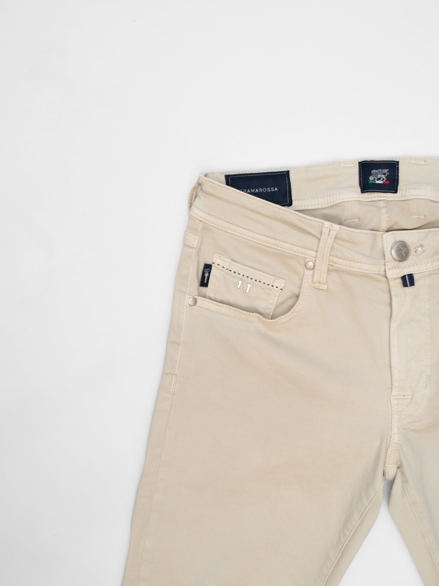 5-Pocket Gabardine Pants - Butter