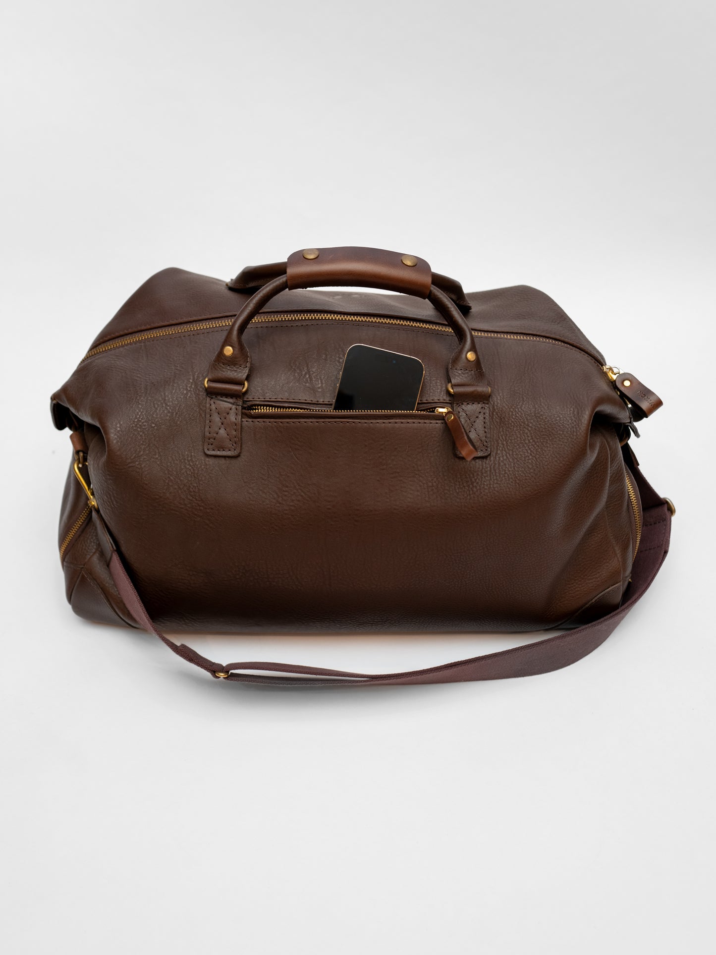 Leather Weekender