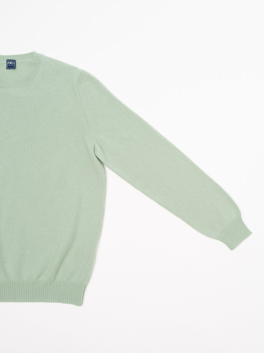 Argentina Persia Cashmere Sweater - Seafoam Green