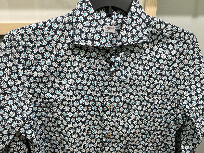 Borriello LS Floral Button Up