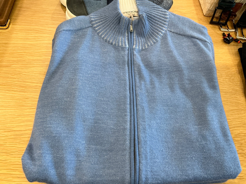 Fioroni Cashmere Full Zip Sweater