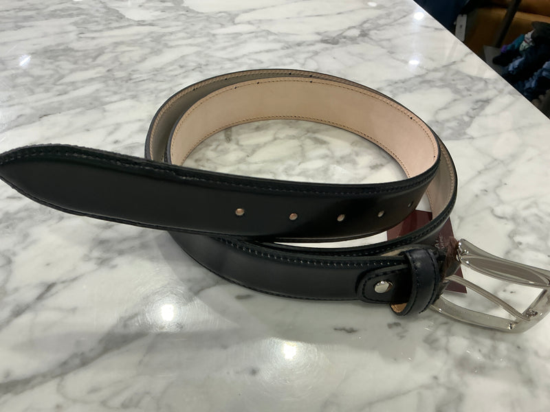 Di Bianco Adjustable Leather Belt Black