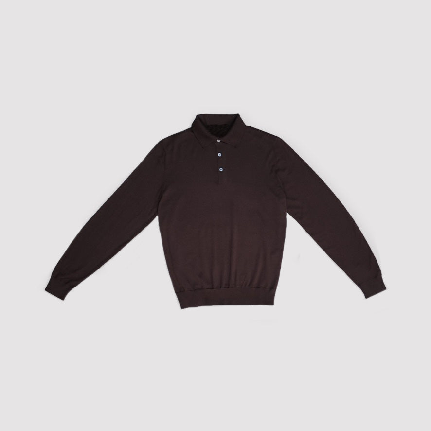 Fioroni Classica Bicolore LS Knit Polo