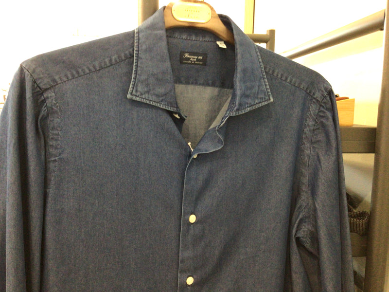 Finamore LS Button Up Denim Shirt