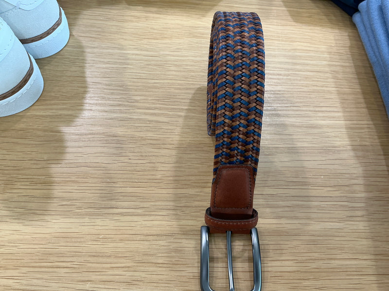 Woven Leather Belt