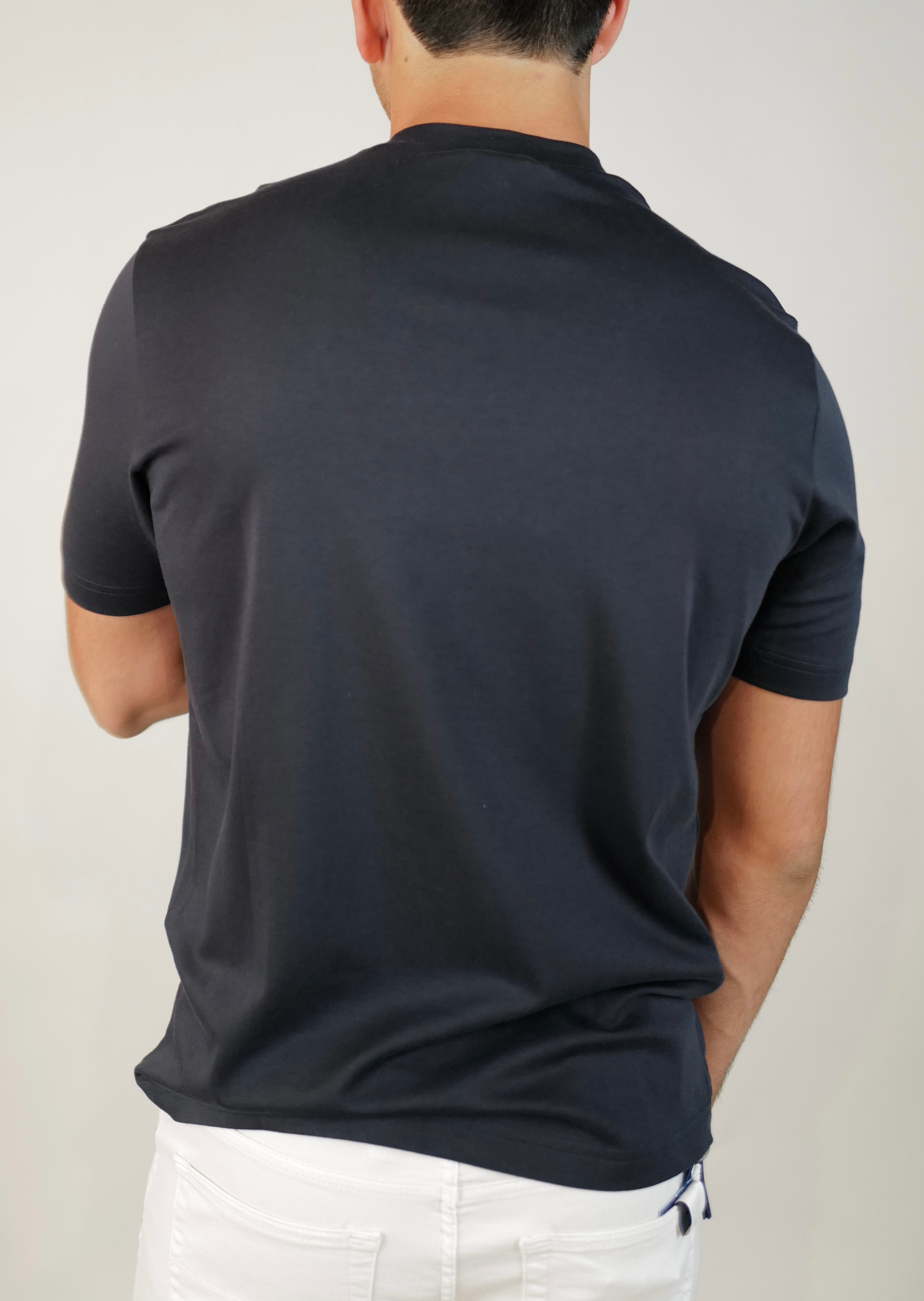 Eli Sea Island Crewneck T-shirt - Marino