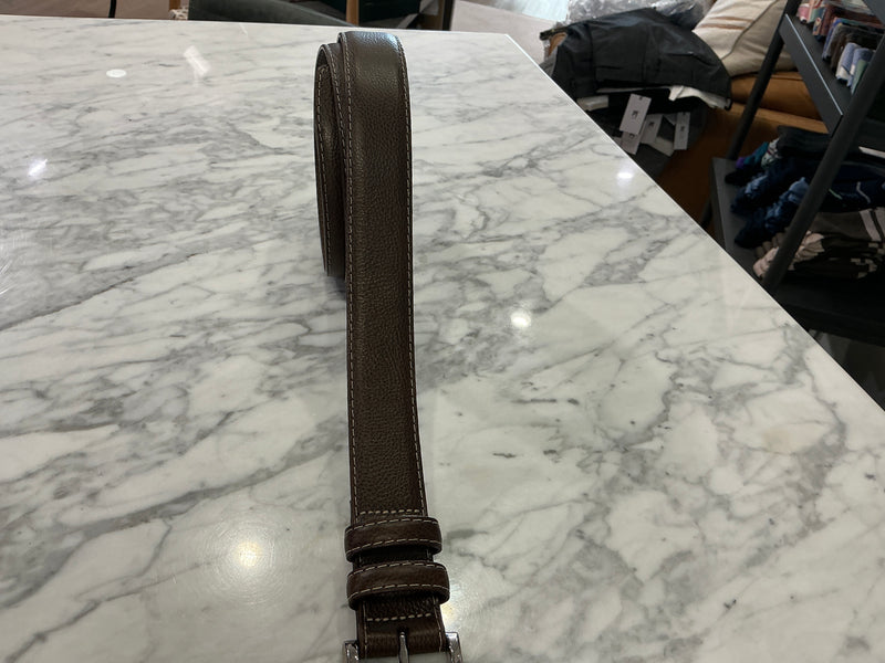 Pebbled Leather Belt