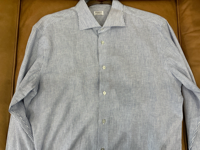 Borriello LS Linen Blend Button Up Shirt