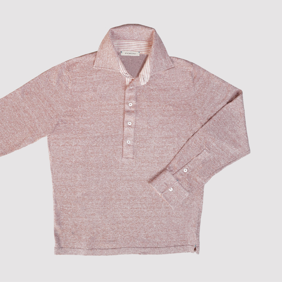 Fioroni L/S Knit Linen Polo
