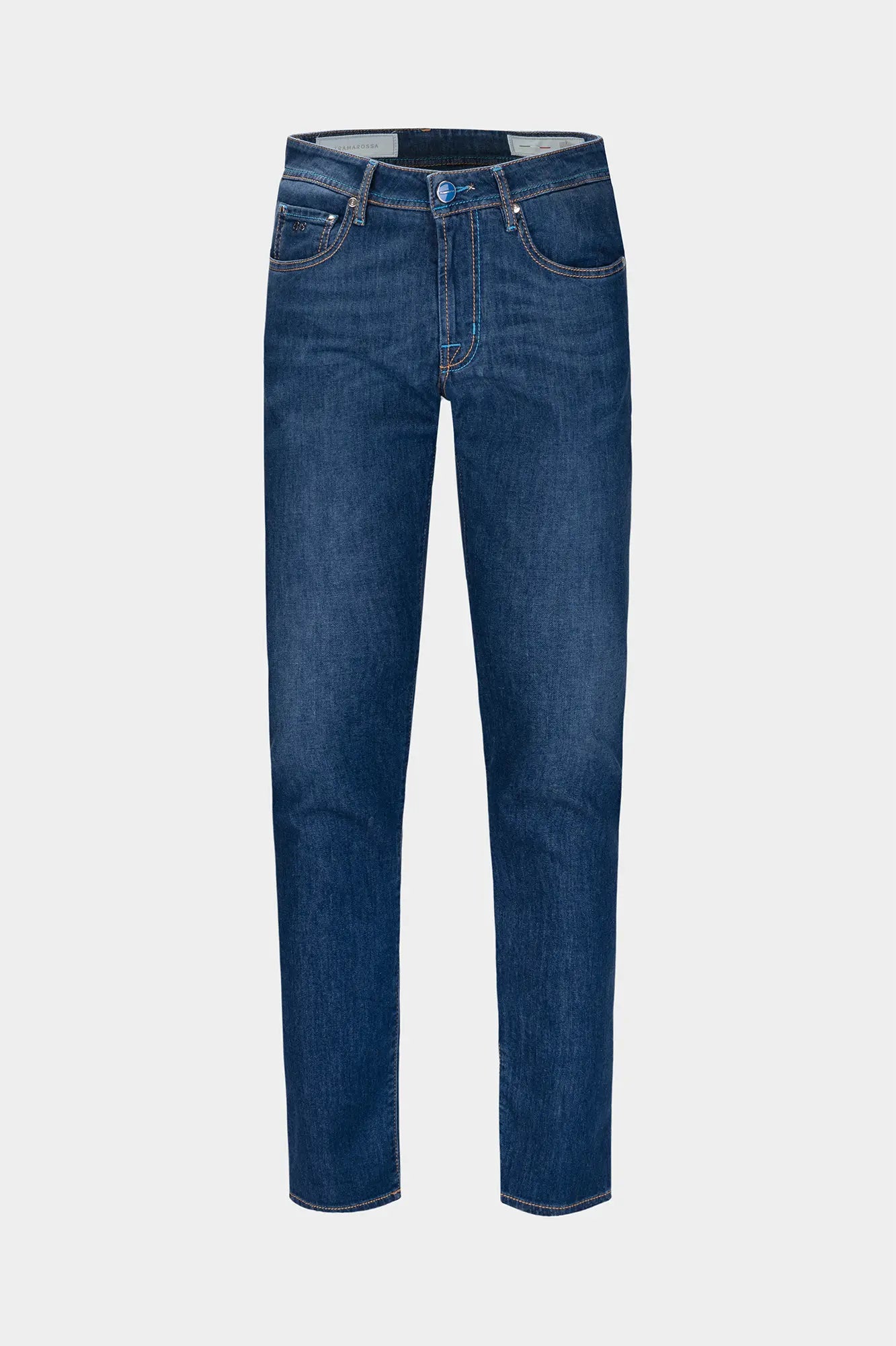 5-Pocket Gabardine Pant - Blue Denim