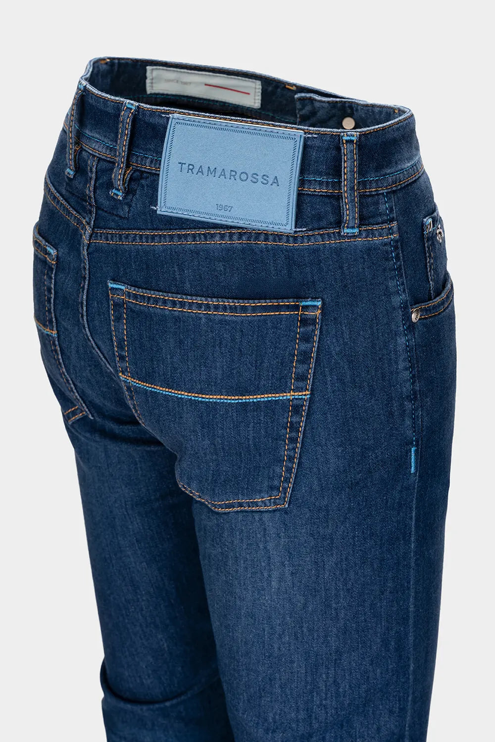 5-Pocket Gabardine Pant - Blue Denim