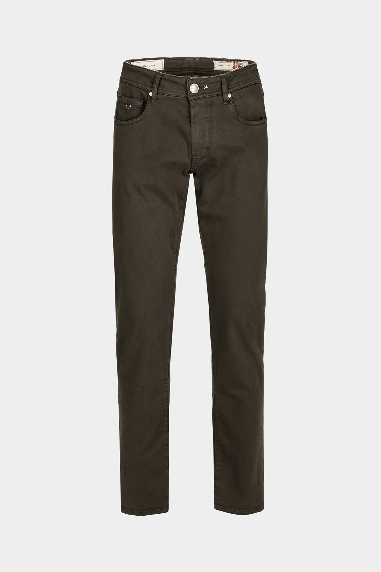 5-Pocket Gabardine Pant - Coffee