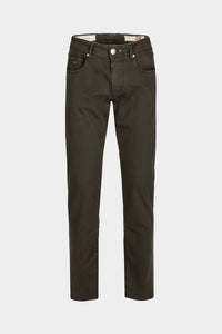 5-Pocket Gabardine Pant - Coffee