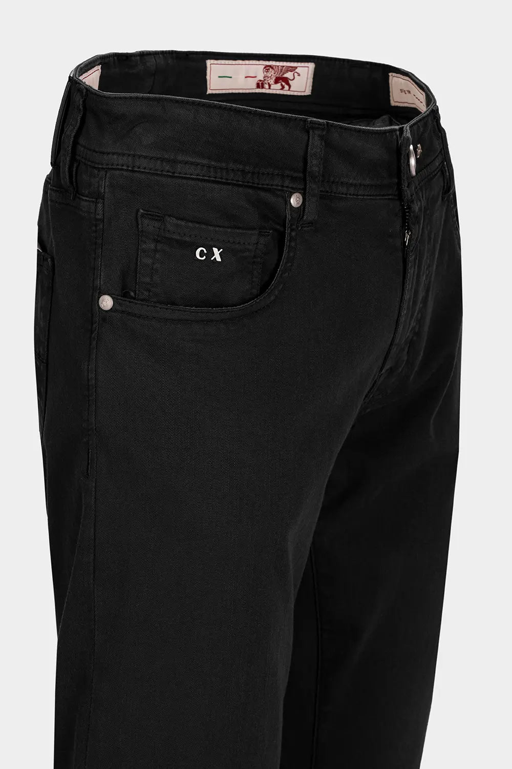 5-Pocket Gabardine Pant - Black
