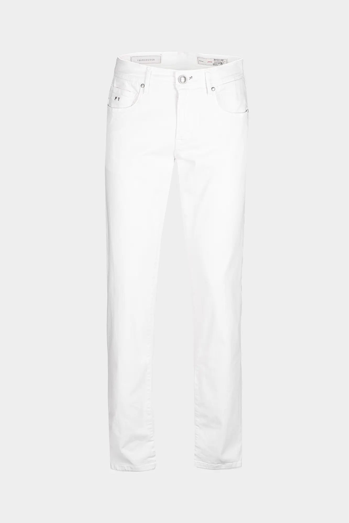 5-Pocket Gabardine Pant - White