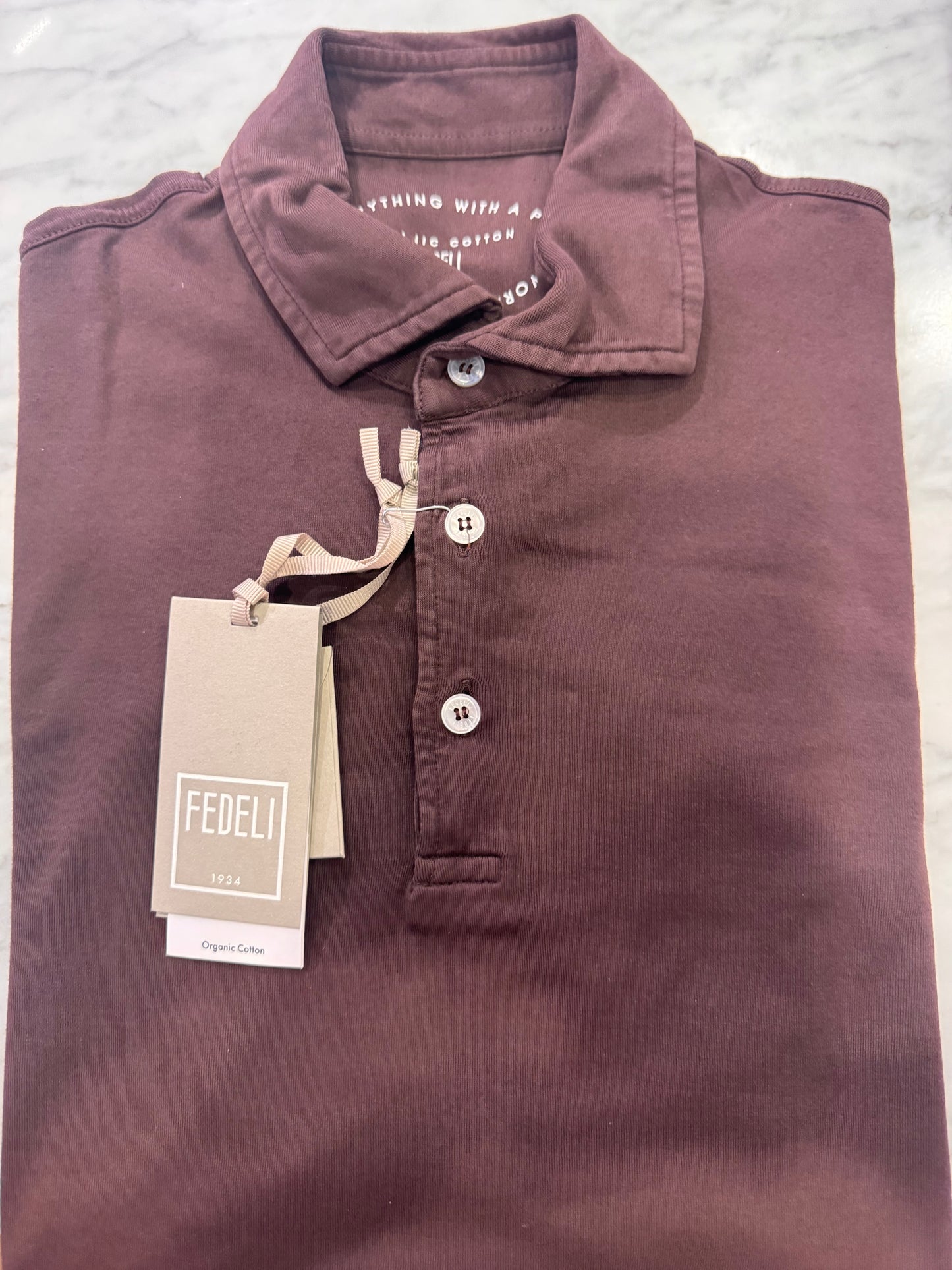 Fedeli Zero Giza Cotton Polo L/S