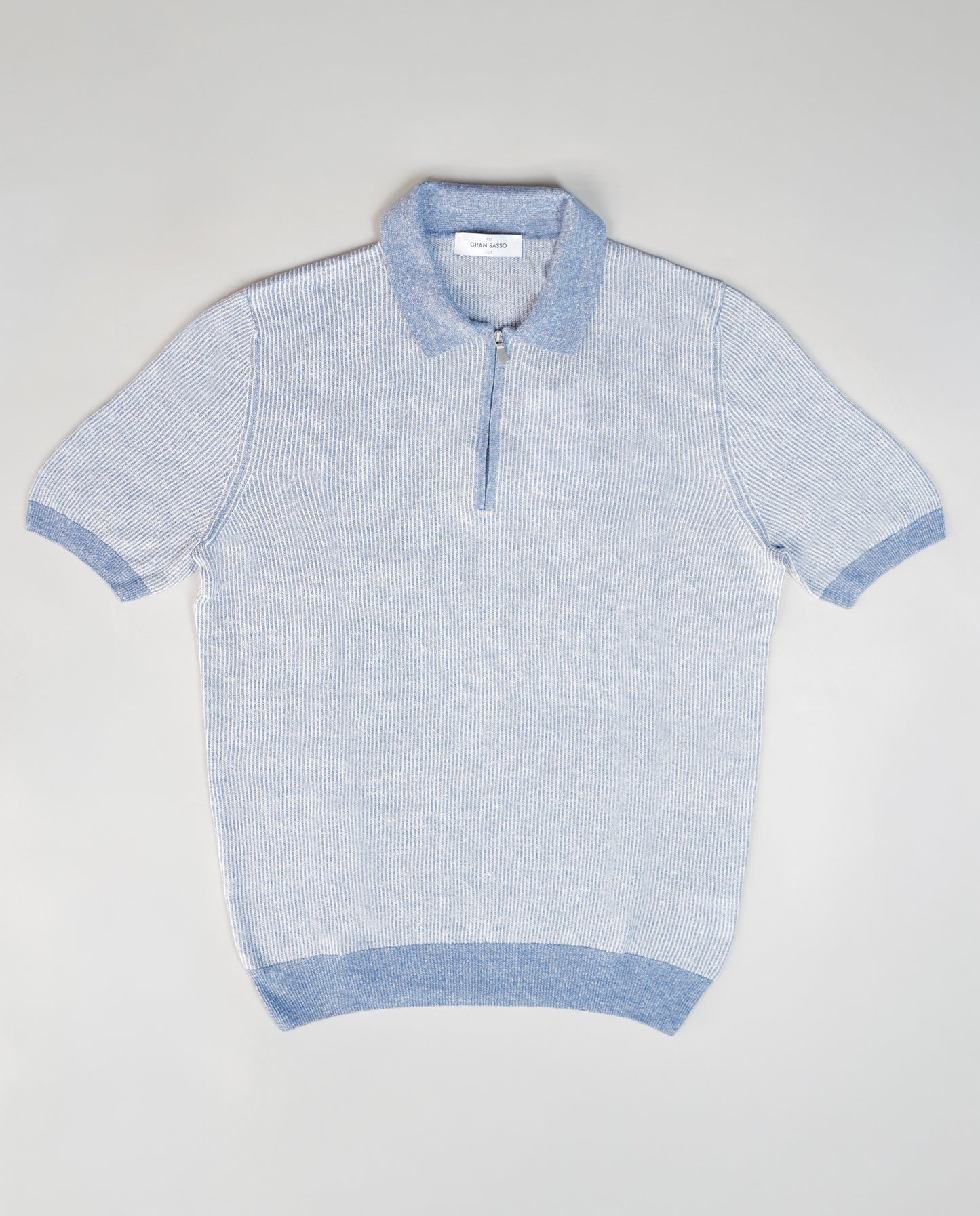 Gran Sasso S/S Zip Polo
