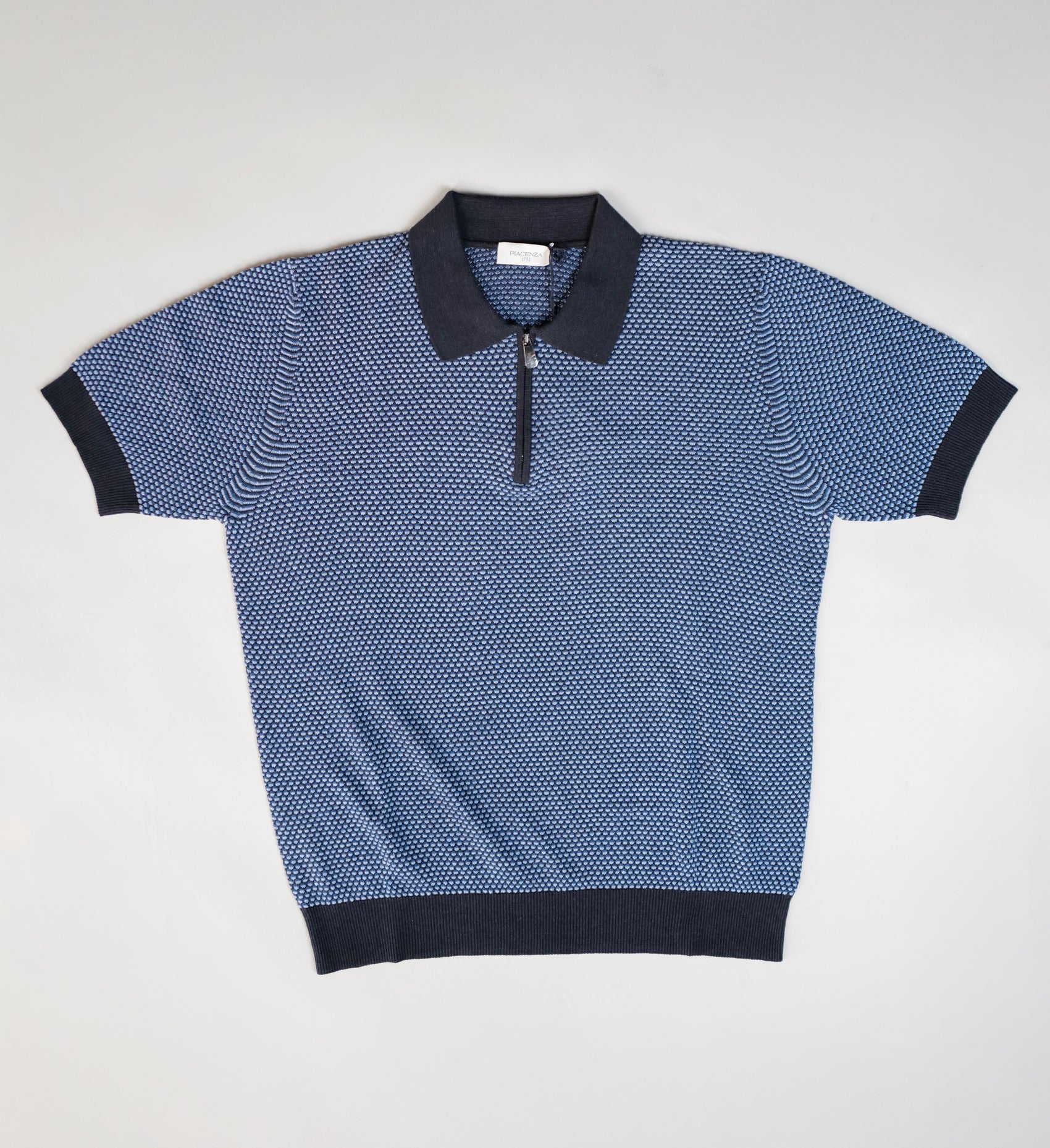 Piacenza S/S Zip-Up Polo