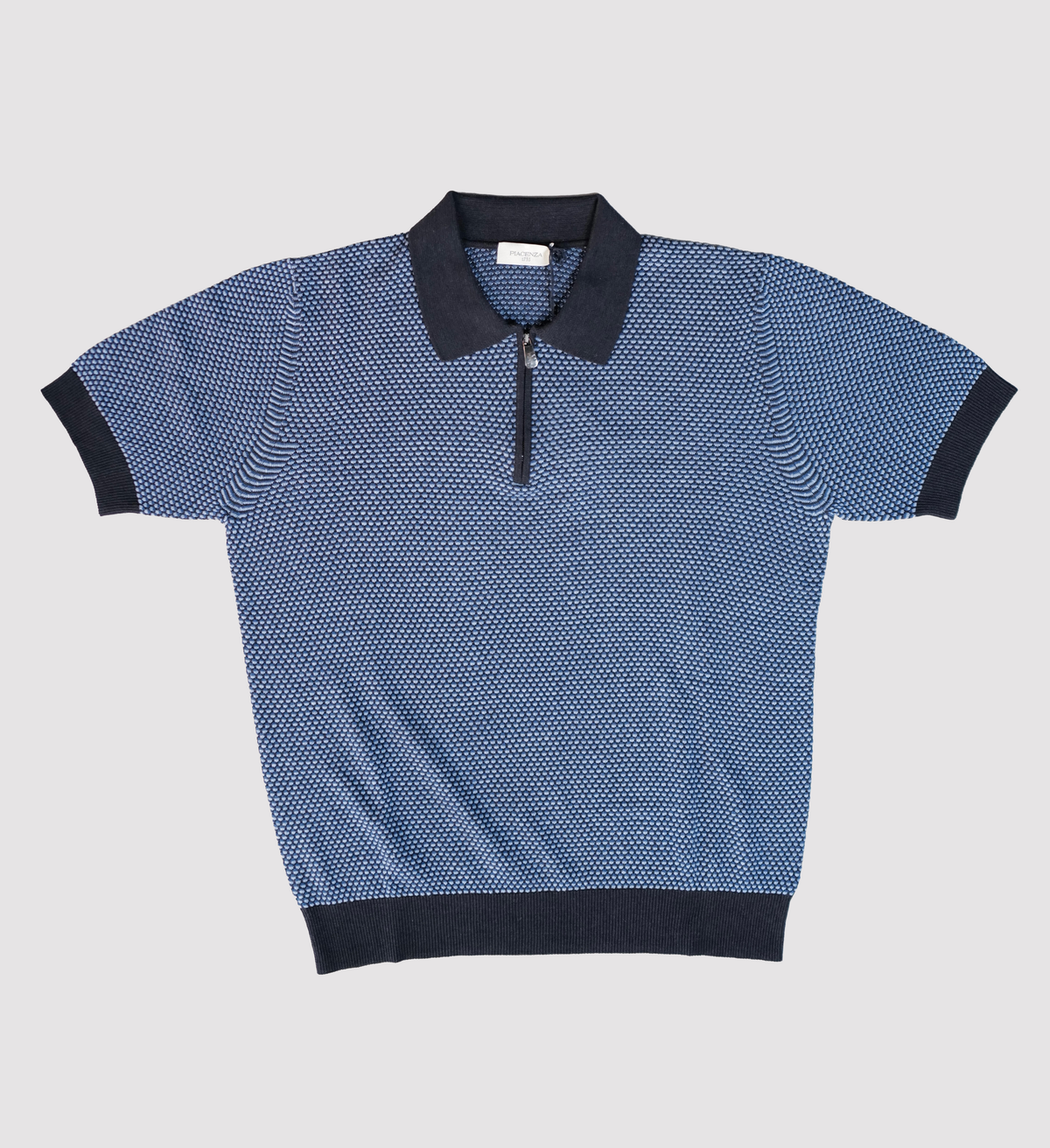 Piacenza S/S Zip-Up Polo