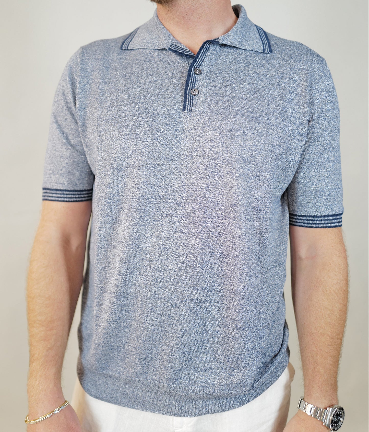 Fioroni S/S Linen Polo