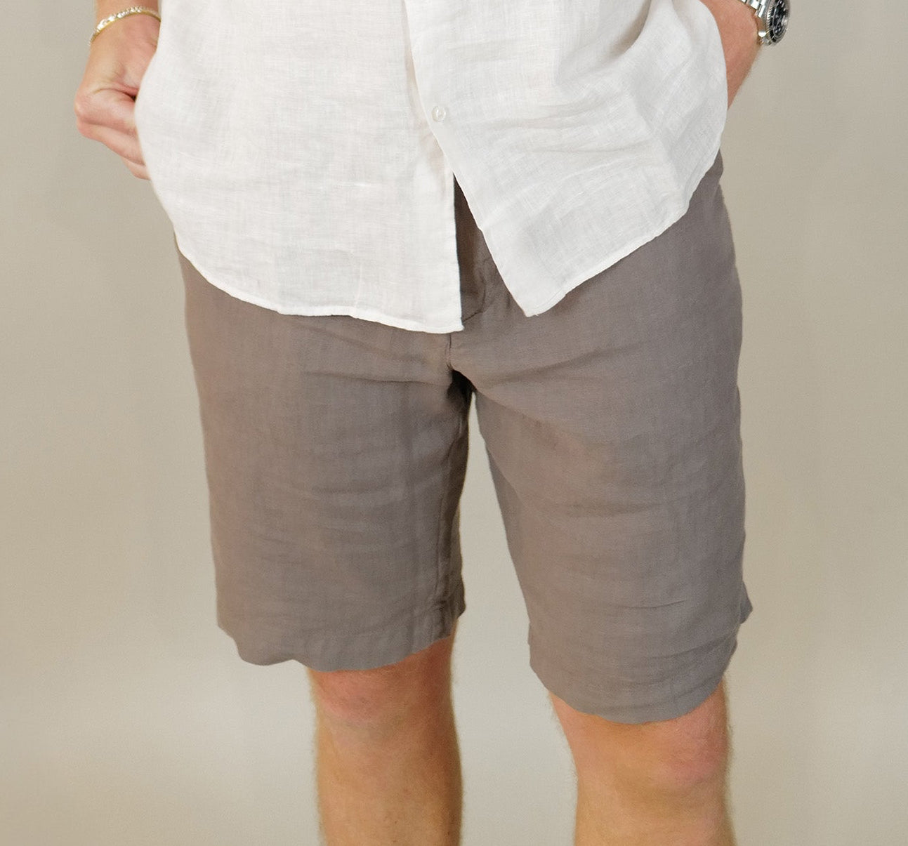 Fedeli Ajaccio Linen Shorts