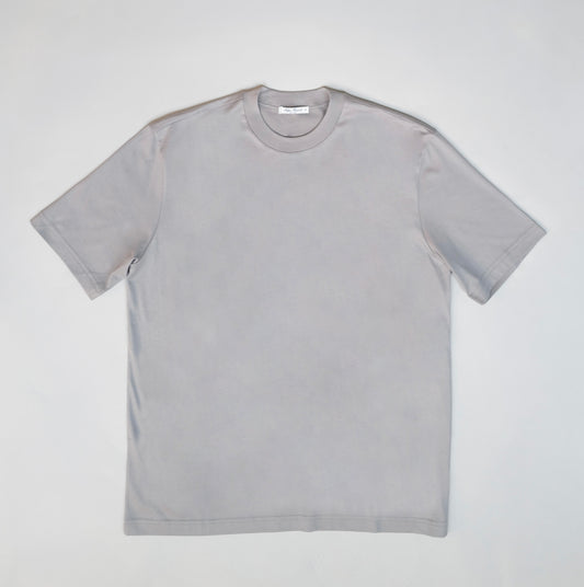 Eli Cotton Crewneck T-Shirt - Plata