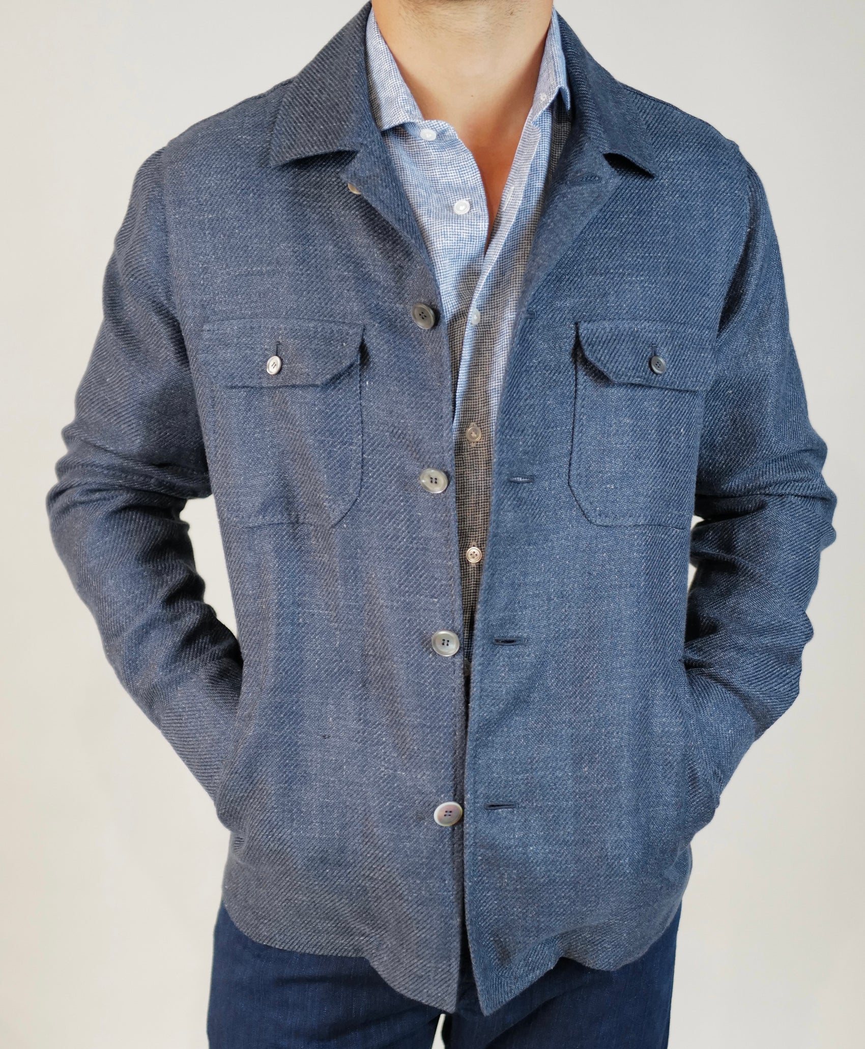Stile Latino Linen/Cotton Overshirt