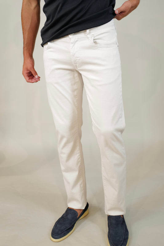 5-Pocket Gabardine - Off White