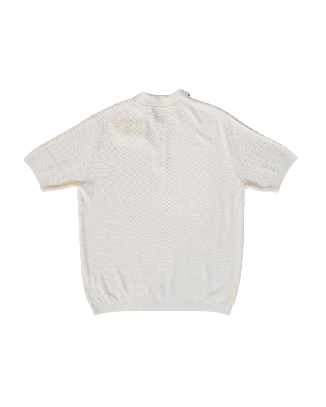 Maurizio Baldassari S/S Polo Zip - Cream