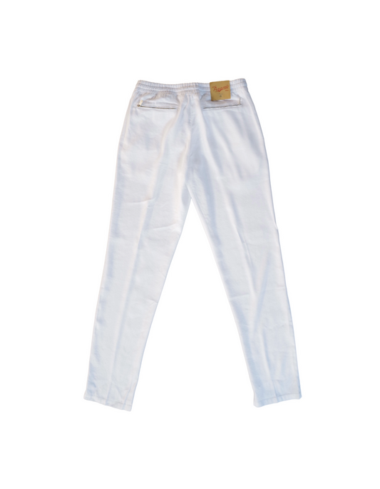 Marco Pescarolo Linen Caracciolo Zip - White
