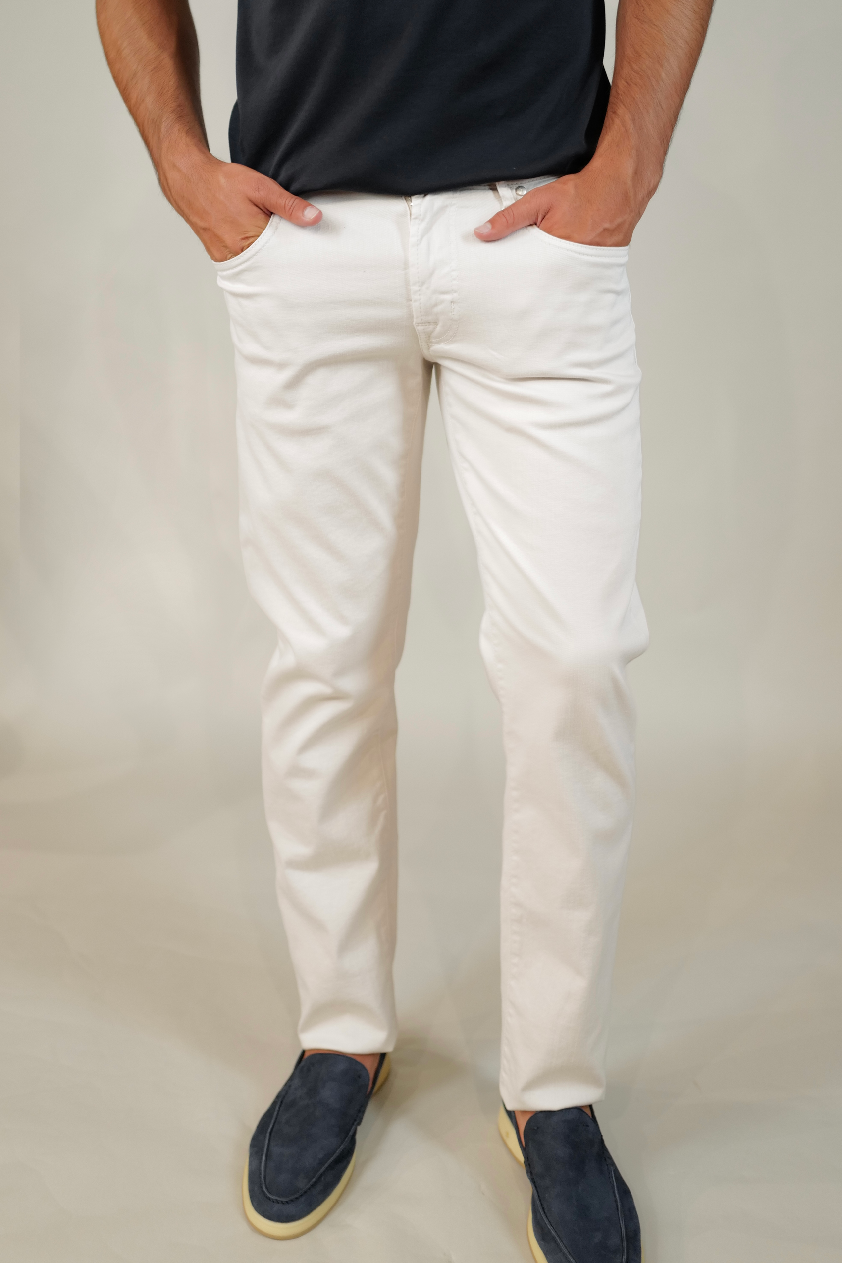 5-Pocket Gabardine - Off White