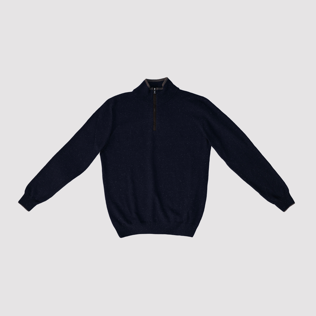 Fedeli Favonio Donegal Half Zip Sweater