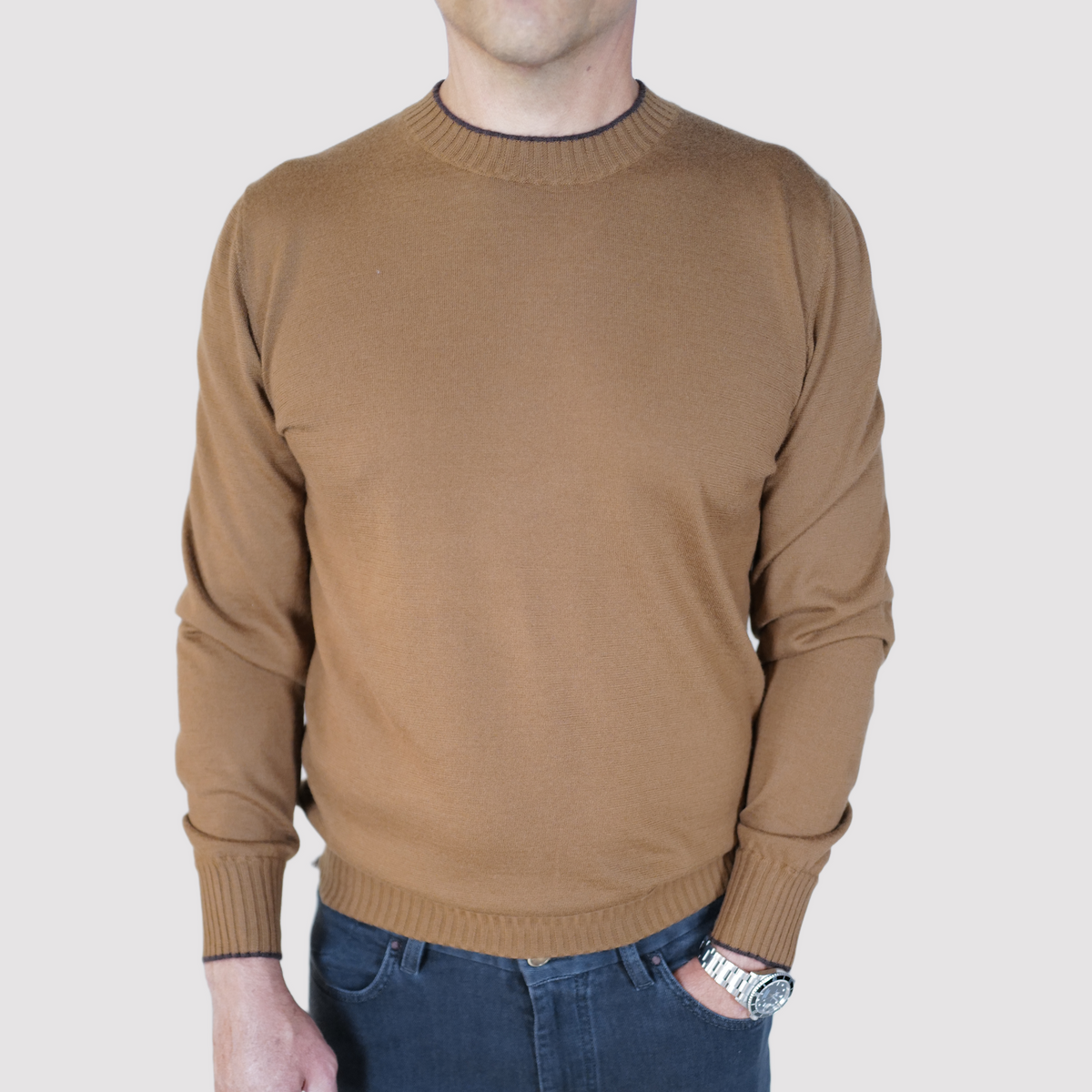 Fioroni Duvet Cashmere Crewneck Sweater